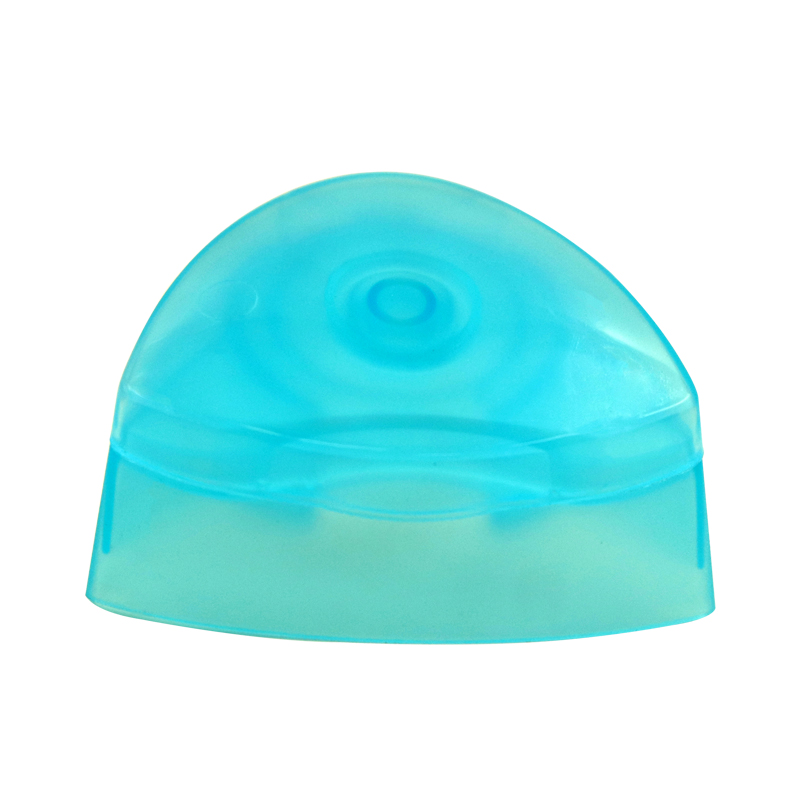 Plastic transparent color flip top cap t
